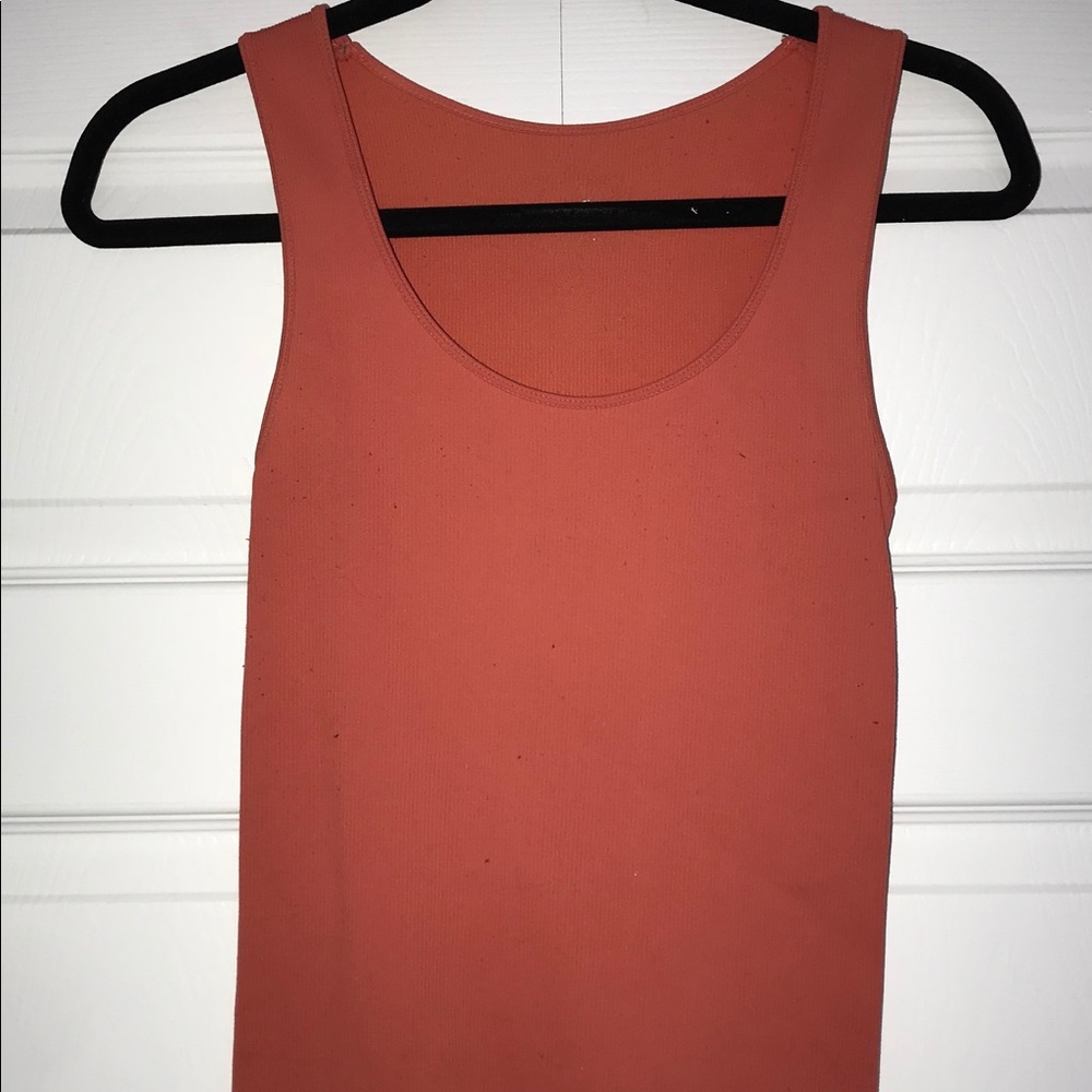 Burnt orange sugarlips tank top